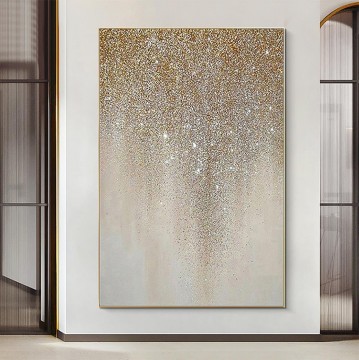 Texturkunst Werke - Starry Night 02 Gold Wanddekor Textur